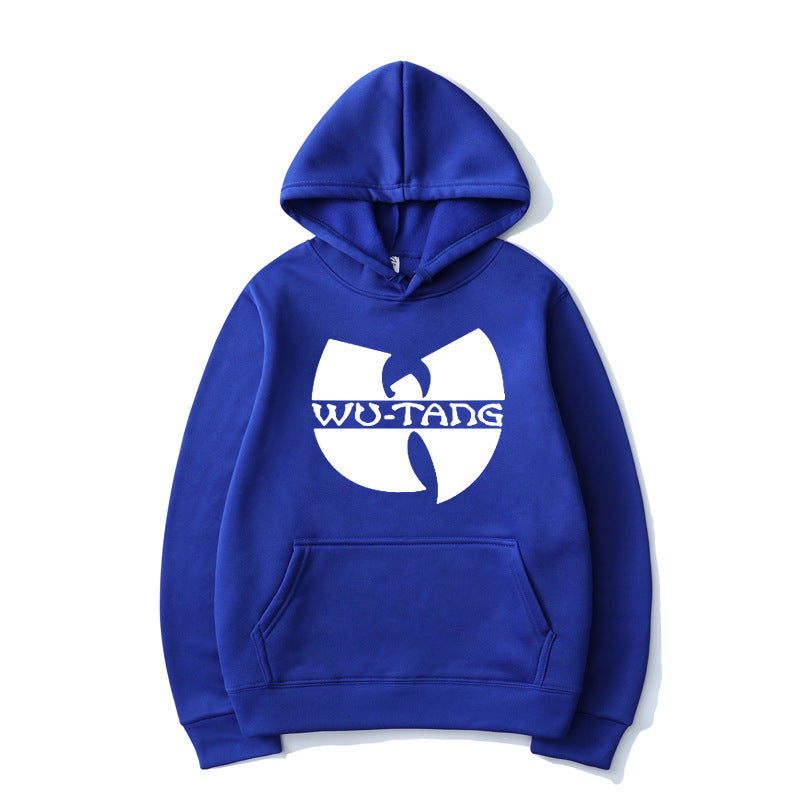 Printed hoodie with hood and long sleeves streetwear