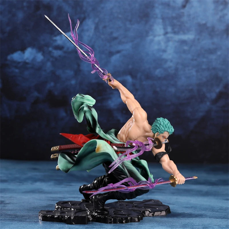 Figurine d'anime One Piece Roronoa Zoro 10 cm, jouets Cool Manga en PVC, figurine d'action, collection de décorations, cadeaux pour enfants