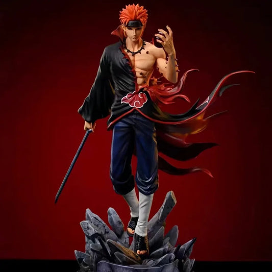 Figurines d'anime Naruto 23 cm Figurine Pain Statue en PVC Collection Modèle Jouet Cadeaux