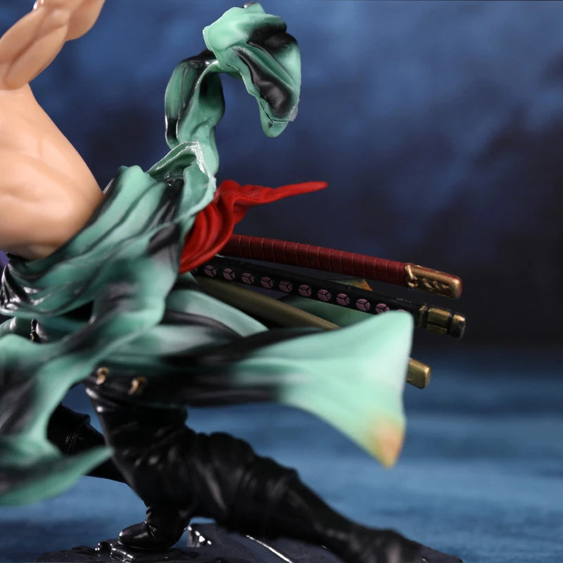 Figurine d'anime One Piece Roronoa Zoro 10 cm, jouets Cool Manga en PVC, figurine d'action, collection de décorations, cadeaux pour enfants