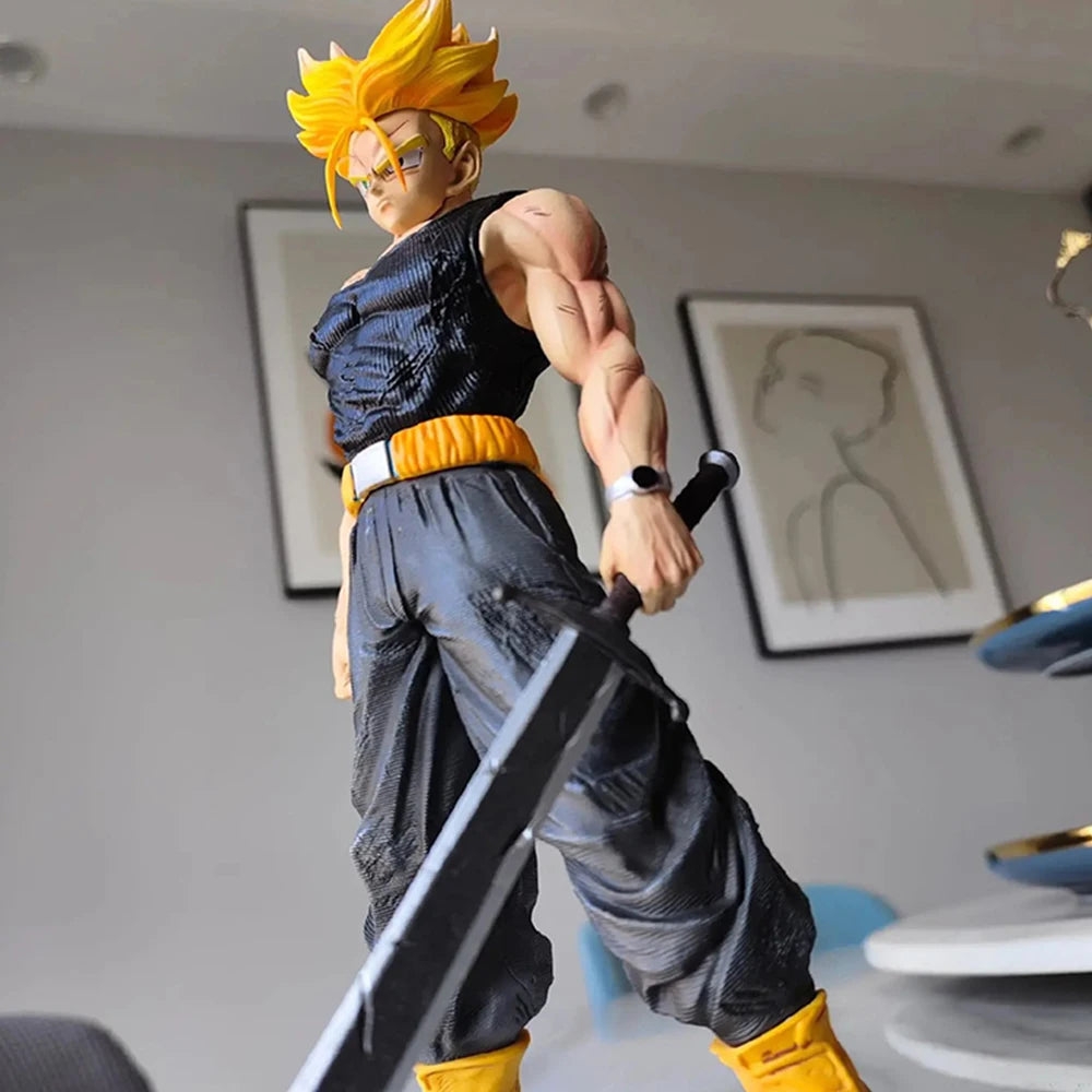 21cm Anime Dragon Ball Z Trunks Super Saiyan Future Trunks PVC Action Figure Statue Collection Model Toys