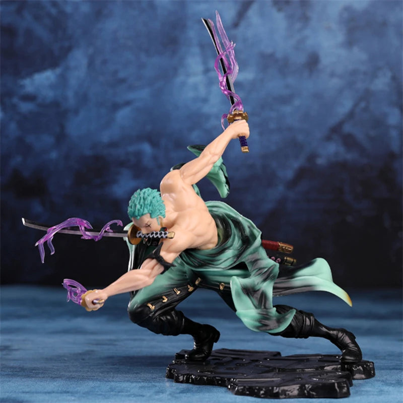 Figurine d'anime One Piece Roronoa Zoro 10 cm, jouets Cool Manga en PVC, figurine d'action, collection de décorations, cadeaux pour enfants