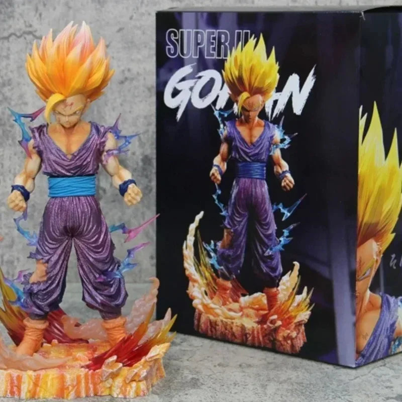 Figurine Son Gohan Dragon Ball Z Figurines Figurine Modèle Super Saiyan Son Gohan Figurine d'action Anime Dragon Ball Z Collection