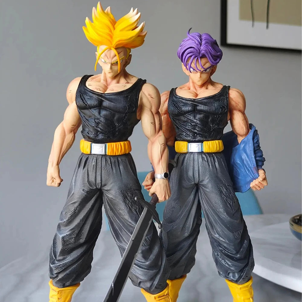 21cm Anime Dragon Ball Z Trunks Super Saiyan Future Trunks PVC Action Figure Statue Collection Model Toys