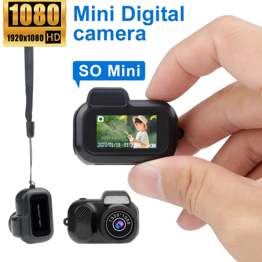 Mini caméra rétro HD 1080p compacte - Cadeau de poche parfait pour toutes les occasions !